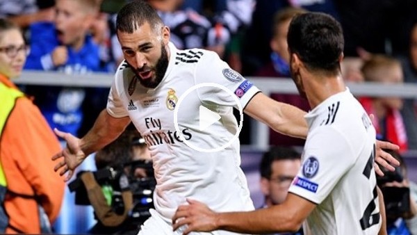 Karim Benzema'nın Atletico Madrid'e attığı şık gol