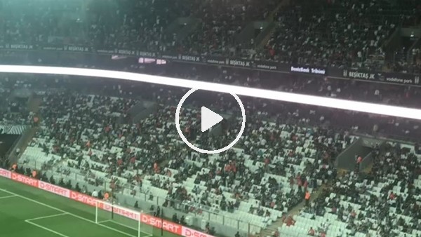 Beşiktaş - LASK Linz maçında tribünler