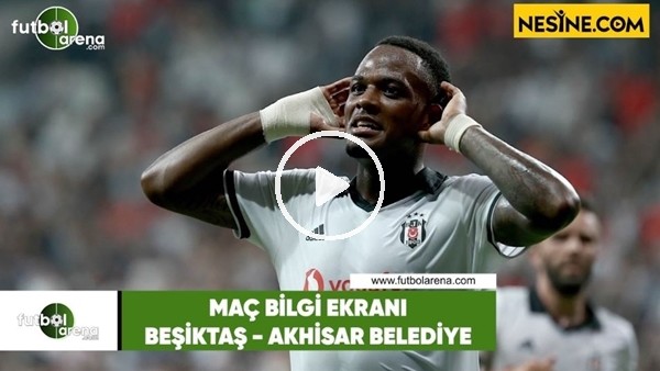 Beşiktaş - Akhisarspor | Bilgi Ekranı
