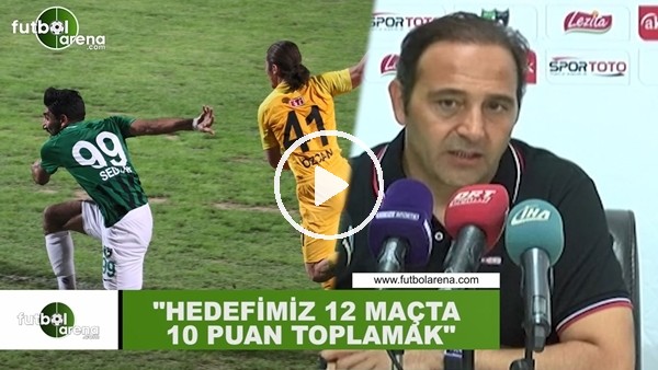 Fuat Çapa: "Hedefimiz 12 maçta 10 puan toplamak"