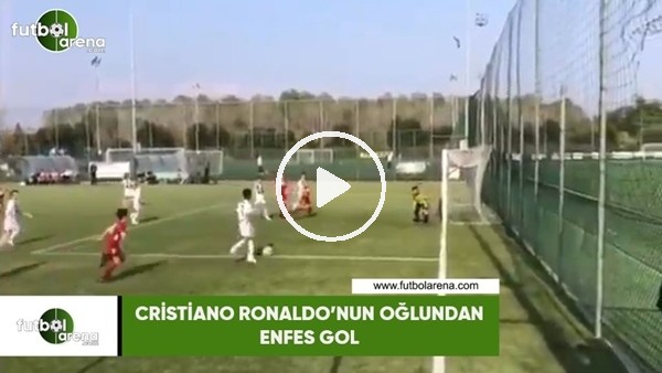 Cristiano Ronaldo'nun oğlundan enfes gol