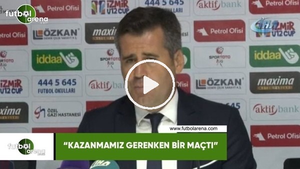Hüseyin Eroğlu: "Kazanmamız gereken bir maçtı"