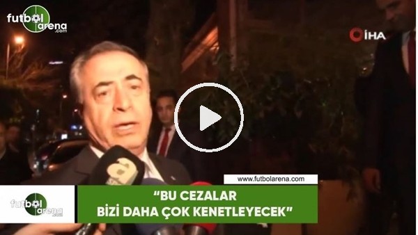 Mustafa Cengiz: "Bu cezalar bizi daha çok kenetleyecek"