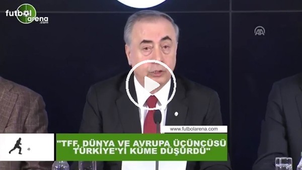 Mustafa Cengiz: "TFF, Dünya ve Avrupa üçüncüsü Türkiye'yi küme düşürdü"