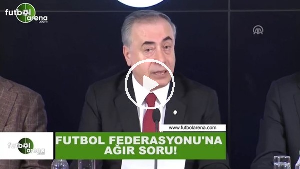 Mustafa Cengiz'den TFF'ye ağır soru