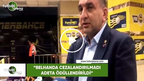 Semih Özsoy: "Belhanda cezalandırılmadı adete ödüllendirildi"