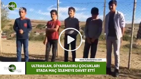 Ultraslan, Diyarbakırlı çocuklara stada maç izlemeye davet etti