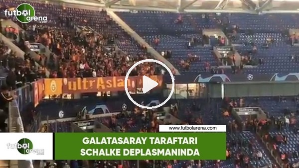 Galatasaray taraftarı Schalke deplasmanında