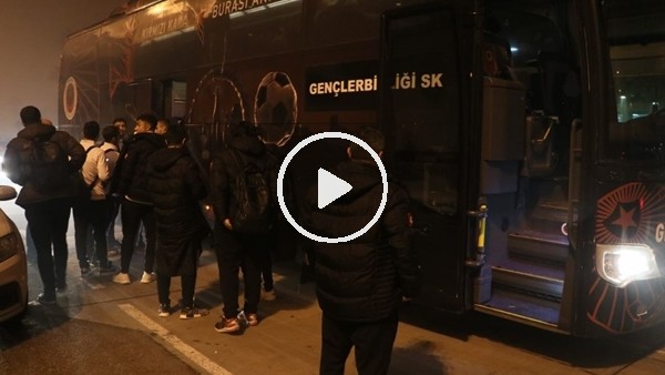 Gençlerbirliği kafilesi Ankara'ya otobüsle döndü