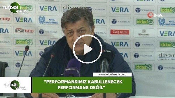Yılmaz Vural: "Performansımız kabullenecek performans değil"