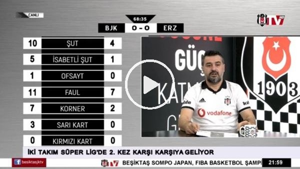 Erzurumspor'un golünde BJK TV spikerleri