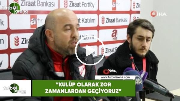  Boluspor Antrenörü Bahadır Kıyak: "Kulüp olarak zor zamanlardan geçiyoruz"