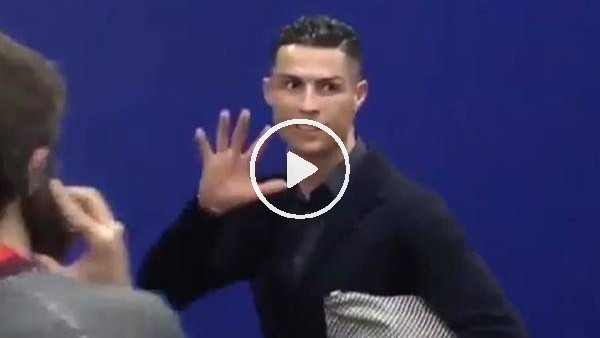 Cristiano Ronaldo'dan Atletico Madrid taraftarlarına gönderme