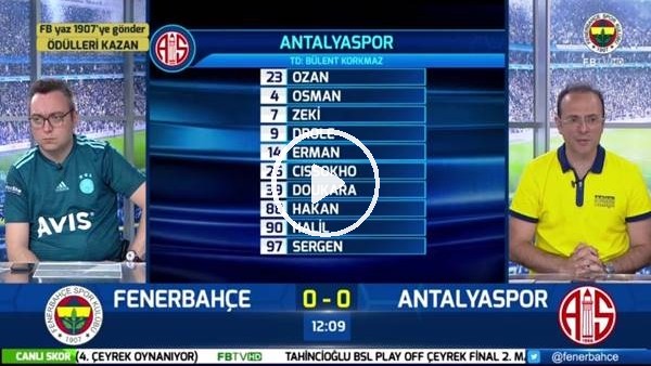 Miha Zajc'ın golünde FB TV spikerleri