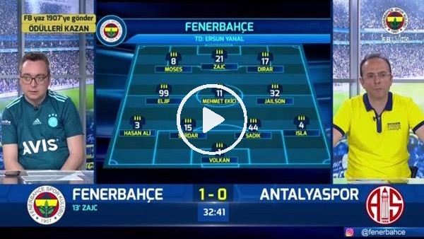 Mevlüt Erdinç'i golünde FB TV spikerleri