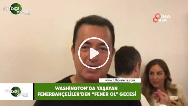 Washington'da yaşayan Fenerbahçeliler'den "Fener Ol" gecesi