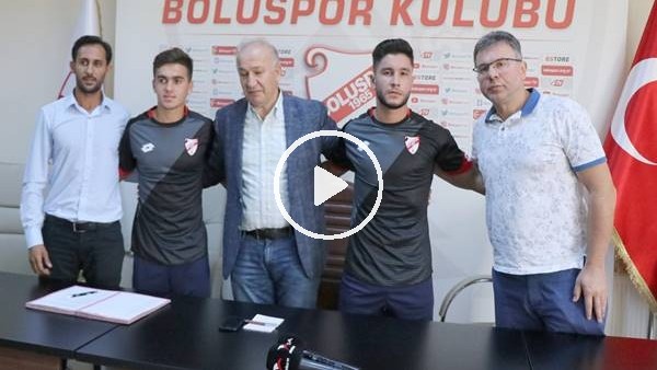 Boluspor, yeni transferlerine imza attırdı