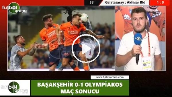 Sinan Yılmaz: "Olympiakos, Başakşehir'den daha akıllıca oynadı"