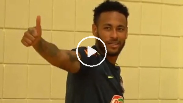 Neymar, basketboldaki hünerlerini sergiledi