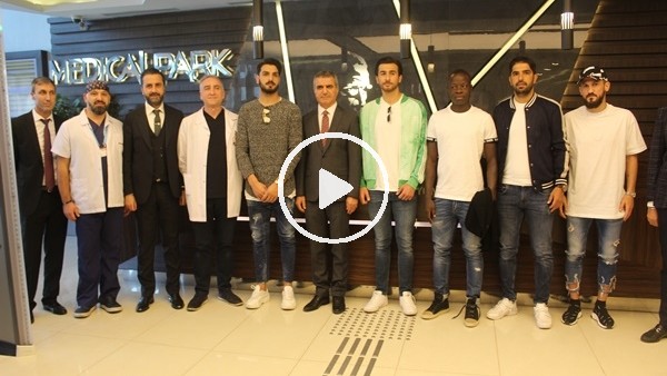 Gaziantep FK futbolcuları Medikal Park'a organ bağışı yaptı