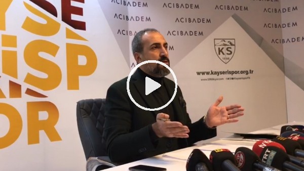 Kayserispor Basın Sözücü Mustafa Tokgöz: "İstifa söz konusu değil"