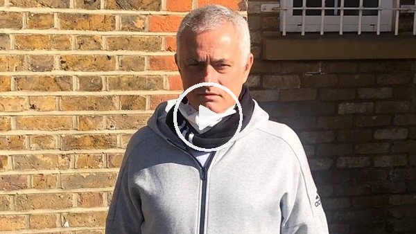 Jose Mourinho evden çıkamayan yaşlıların yardımına koştu