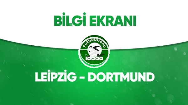Leipzig - Dortmund Bilgi Ekranı (20 Haziran 2020)