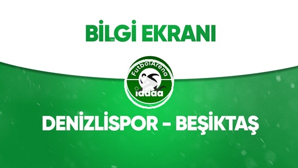 Denizlispor - Beşiktaş Bilgi Ekranı (20 Haziran 2020)