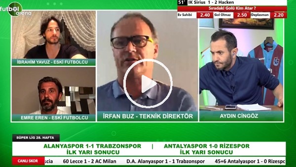 Aytemiz Alanyaspor - Trabzonspor Maçının İlk Yarısından Notlar | İrfan Buz Aktardı
