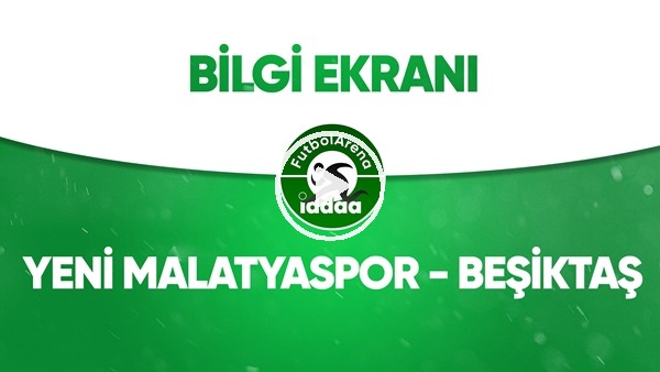 Yeni Malatyaspor - Beşiktaş Bilgi Ekranı (13 Temmuz 2020)
