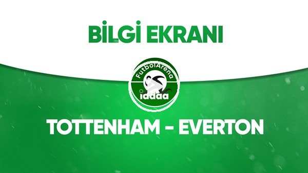 Tottenham - Everton Bilgi Ekranı (6 Temmuz 2020)