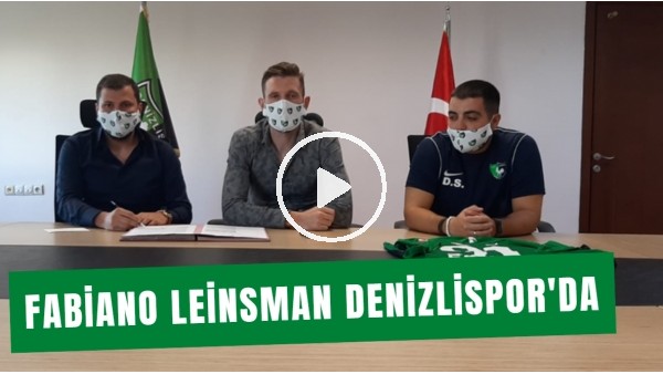 Denizlispor, Fabiano Leinsmann İle 2 Yıllık Sözleşme İmzaladı