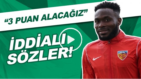Joseph Attamah'tan İddialı Sözler! "Trabzonspor'dan 3 Puan Alacağız"