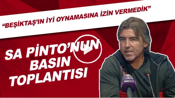 Ricardo Sa Pinto'nun Basın Toplantısı | "Beşiktaş'ın İyi Oynamasına İzin Vermedik"