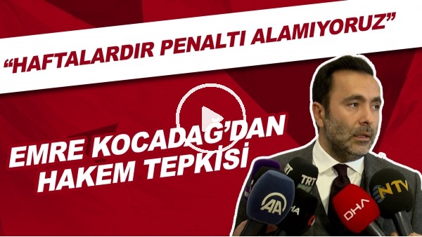 Beşiktaş Asbaşkanı Emre Kocadağ'dan hakem tepkisi! "Haftalardır penaltı alamıyoruz"