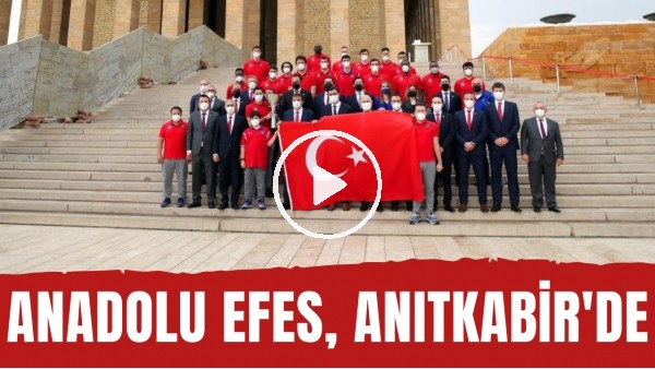 Euroleague ve Basketbol Süper Ligi şampiyonu Anadolu Efes, Anıtkabirde