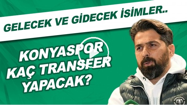 Konyaspor kaç transfer yapacak? | Sözleşmesi biten futbolcular | Gelecek ve gidecek isimler...