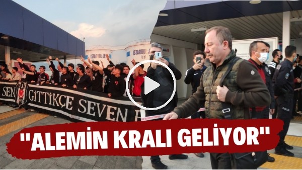 Beşiktaş kafilesi Alanya'da tezahüratlarla karşılandı! "Alemin kralı geliyor"