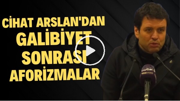  Cihat Arslan'dan galibiyet sonrası aforizmalar! Beşiktaş'ı ve 8 Mart Kadınlar Günü'nü kutladı