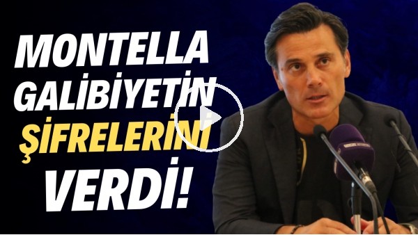 Montella, Trabzonspor galibiyetinin şifrelerini verdi