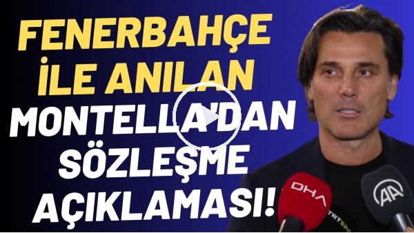 Fenerbahçe ile anılan Montella'dan sözleşme açıklaması | Adana Demirspor'da kalacak mı?