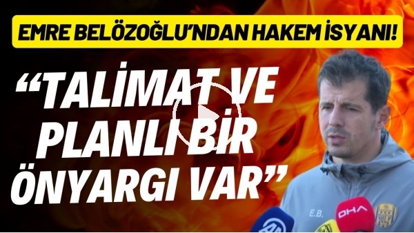 Emre Belözoğlu'ndan hakem isyanı!