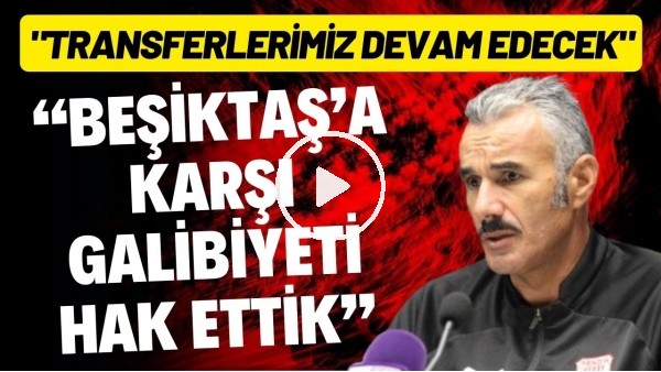 Pendikspor Teknik Direktörü Ivo Vieira: "Beşiktaş'a karşı galibiyeti hak ettik"