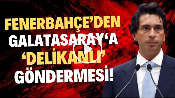 Fenerbahçe'den Galatasaray'a 'delikanlı' göndermesi! "Her takım çıkıp oynayacak"