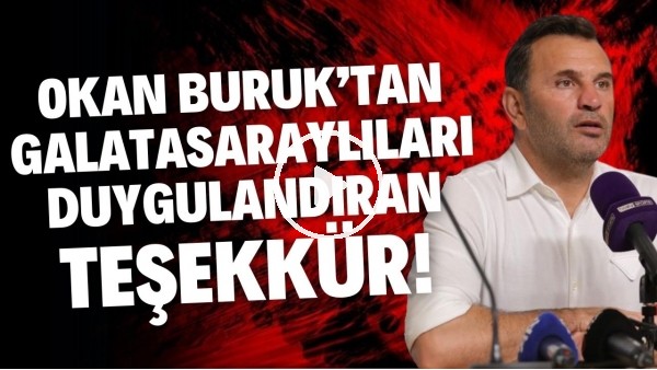 Okan Buruk'tan Galatasaraylıları duygulandıran teşekkür! "Rekorları hep beraber kırıyoruz"